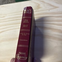 Holy Bible King James Version Nelson 881CBG, Giant Print, Reference Edition, PB