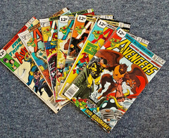 Avengers Comic Bundle x6 1978 Marvel UK 12p Bronze Age Vintage Collection