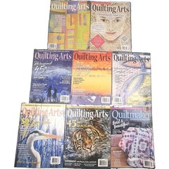 Lot of 8 Quilting Arts & Quiltmaker Magazines 2004-2024 Art Quilt Mixed Issues