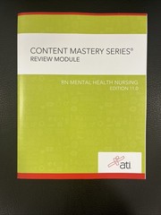 ATI Content Mastery Series RN Nursing Review Modules Lot of 9 Mixed Editions