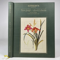 Sotheby’s Catalog Pierre Joseph Redoute Liliacees New York 1983 Hardcover