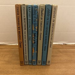 Convention Press Lot of 7 Books Southern Baptist Church Study Course Gospel