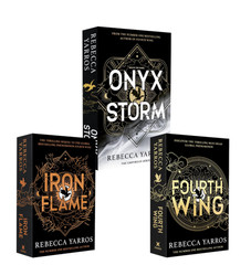 The Empyrean Series 3 Books Collection Set Fourth Wing Iron Flame Onyx Storm
