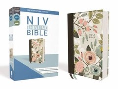 NIV, Thinline Bible, Cloth over Board, Floral, Red Letter, Comfort Print, Zonder