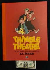 THiMBLE THEATER & THE PRE-POPEYE COMICS of E.C. SEGAR. HC. 1ST PRINTING LG FORMT