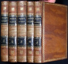 1812 ALEXANDER POPE WORKS 5 VOLS AMERICAN ED ILLUSTRATED ADAMS FAMILY PROVENANCE