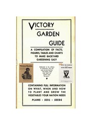 The Victory Garden Guide Paperback Reprint, 3 WWII Gardening Books in 1 (Color!)