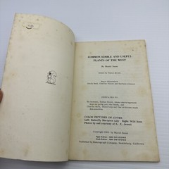 Common Edible and Useful Plants of the West Muriel Sweet c1962 PB 116 Plants