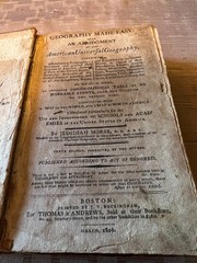 1806 Jedidiah Morse “Geography Made Easy” Early American Geography Book Boston