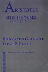 Aristotle: Selected Works – VERY GOOD