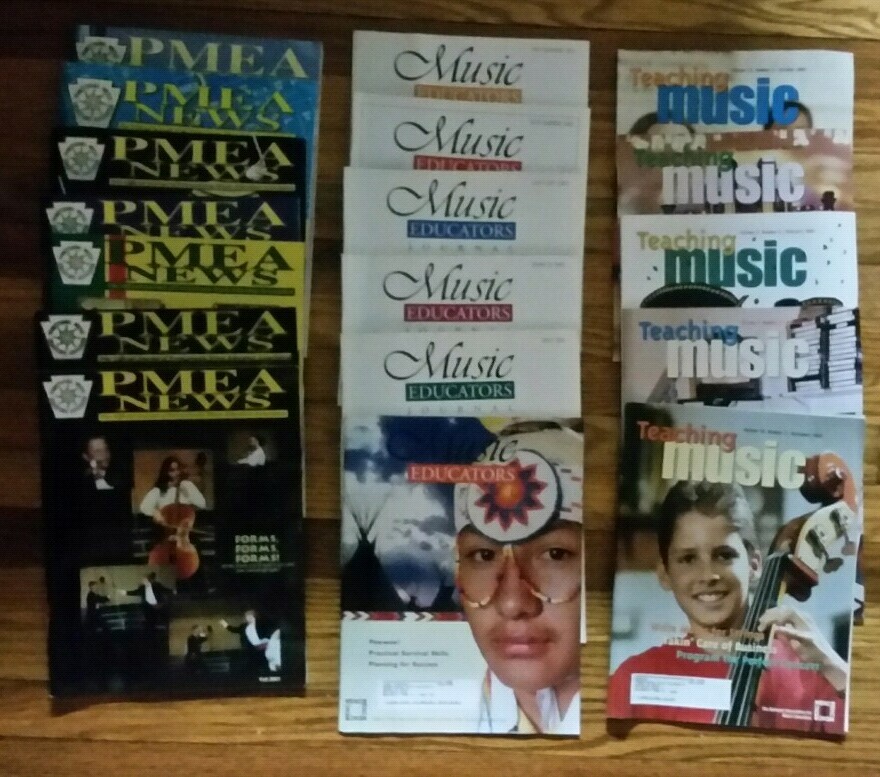 Lot of 18 Magazines -Music Educators Journal, PMEA News & Teaching Music – 2000s