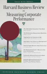 Harvard Business Review on Measuring Corporate Performance (HARVARD BUSINESS…