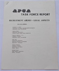 APGA Task Force Report 1974 Radical US Military Recruitment Abuses Armed Forces