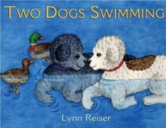 Two Dogs Swimming by Lynn Reiser