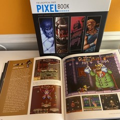 The Unofficial SNES Pixel Book Super Nintendo 16-bit Game Art Book HC w Slipcase