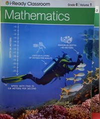 Curriculum Associates i-Ready Classroom Mathematics Grade 6 2-book set NEW!