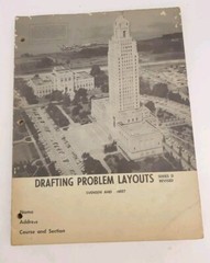 1962 Drafting Problem Layouts Svensen Street Ser. D Revised UNUSED RARE Workbook