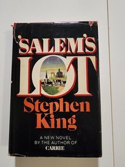 Stephen King ‘Salem’s Lot 1975 Hardcover Novel w/ Dust Jacket Vampire Horror