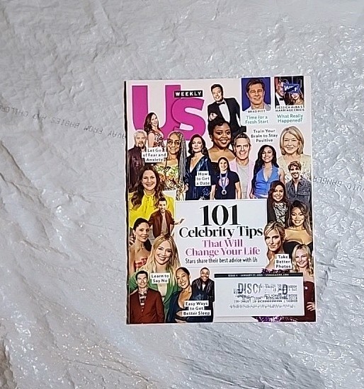 Us Weekly Magazine January 27, 2025 101 Celebrity Tips for a Better Life