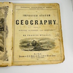3 Antique Geography Textbooks Guyot 1869 McNally 1875 Swinton 1878 Old Maps