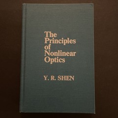 Principles of Nonlinear Optics by Y. R. Shen (1984, Hardcover)
