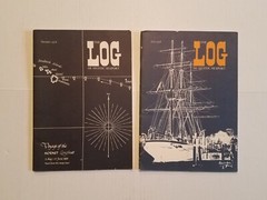 The Log of Mystic Seaport lot of 2 1976, 1978 vintage magazines VG preowned