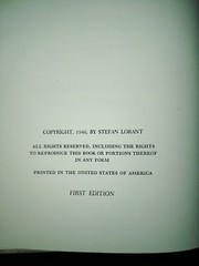 The New World: First Pictures of America by Stefan Lorant 1946 1st Ed. HC w/case