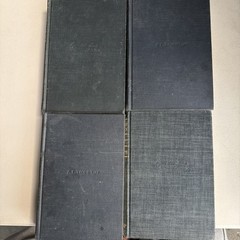 Abraham Lincoln The War Years by Carl Sandburg 4 Volume Set Hardcover Blue Decor