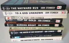 John Steinbeck Paperbacks, Lot Of 9