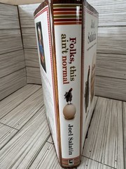 Folks This Ain’t Normal Joel Salatin HC 1st Ed 2011 Farming Homestead