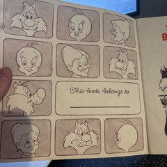 VINTAGE Tweety Sylvester Birds of a Feather ALL LOONEY TUNES Childrens Book