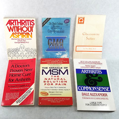 Lot of 6 Softcovers on Natural Pain and Arthritis Treatment – Titles Below