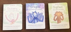 Qty 3 Slumberkins Kelly Oriard Unicorn Dragon Bigfoot Children’s Kid’s Books