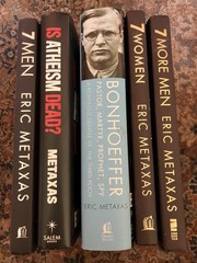 Eric Metaxas Hardcover Book Lot Of 5 Christian Biographies