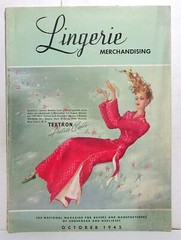 October 1945 Lingerie Merchandising trade magazine