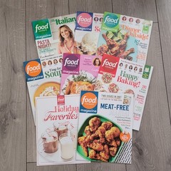 Food Network Magazine Lot of 8 Issues from 2017-2022