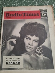 Vintage RADIO TIMES Magazine AUGUST 1962 Eartha Kitt Maigret Dial M for Murder