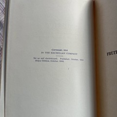 Fruit Gathering By Rabindranath Tagore 1916 1st Edition Bolpur Edition Vintage