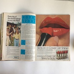 Vintage TEEN Magazine – APRIL 1976 Young & Lovin 106 Pages Fashion, Ads, Advice