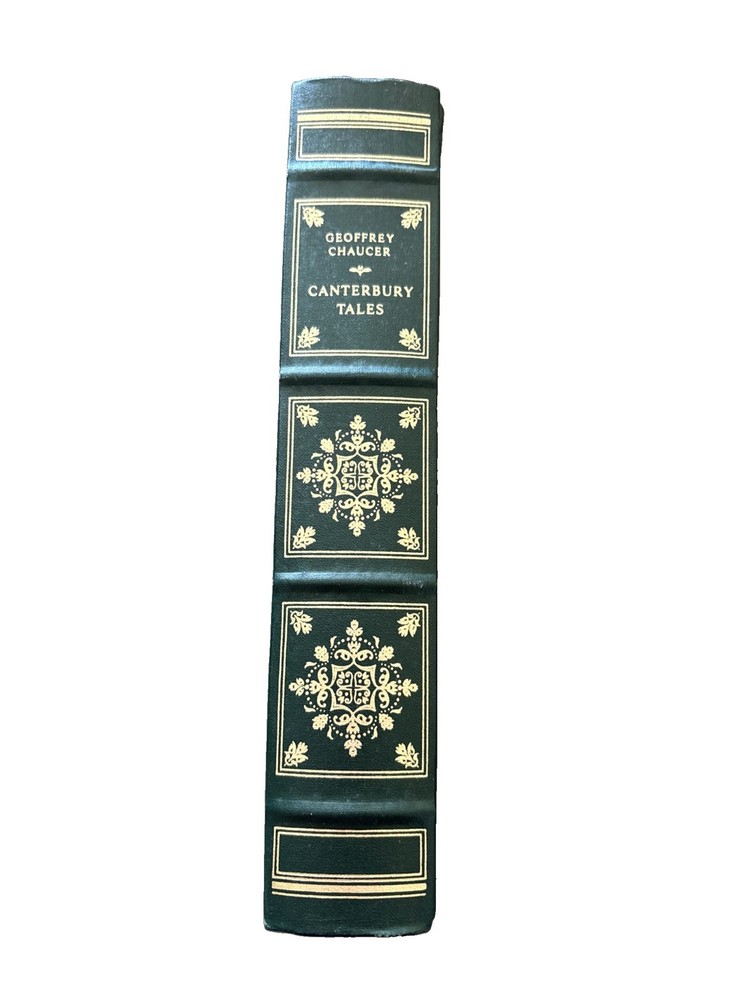 Canterbury Tales by Geoffrey Chaucer by The Franklin Library Hardcover 1981