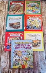 Vintage Lot of 7 The Magic School Bus by Joanna Cole & Bruce Degen Hardcover