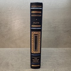 Sophocles Plays Franklin Library Great Books of the Western World 1980 Blue