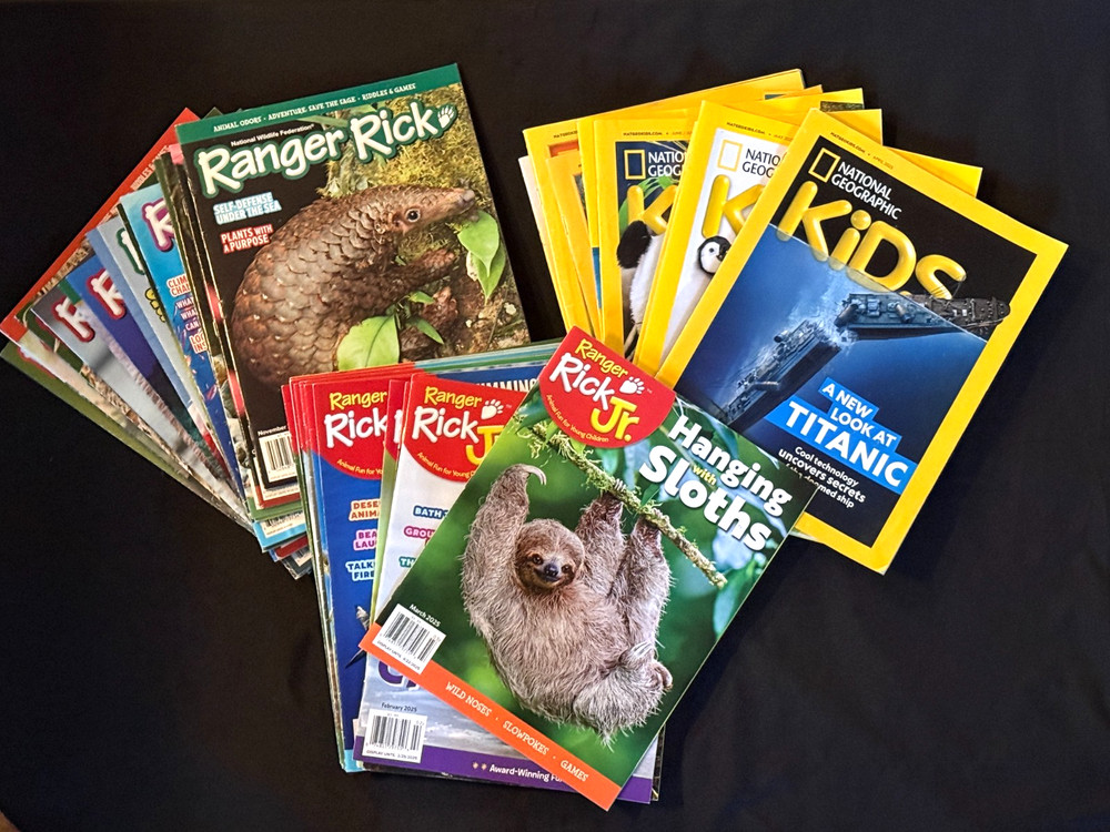 Lot Of 33 National Geographic Kids, Ranger Rick, RR Jr Magazines 2019-2025
