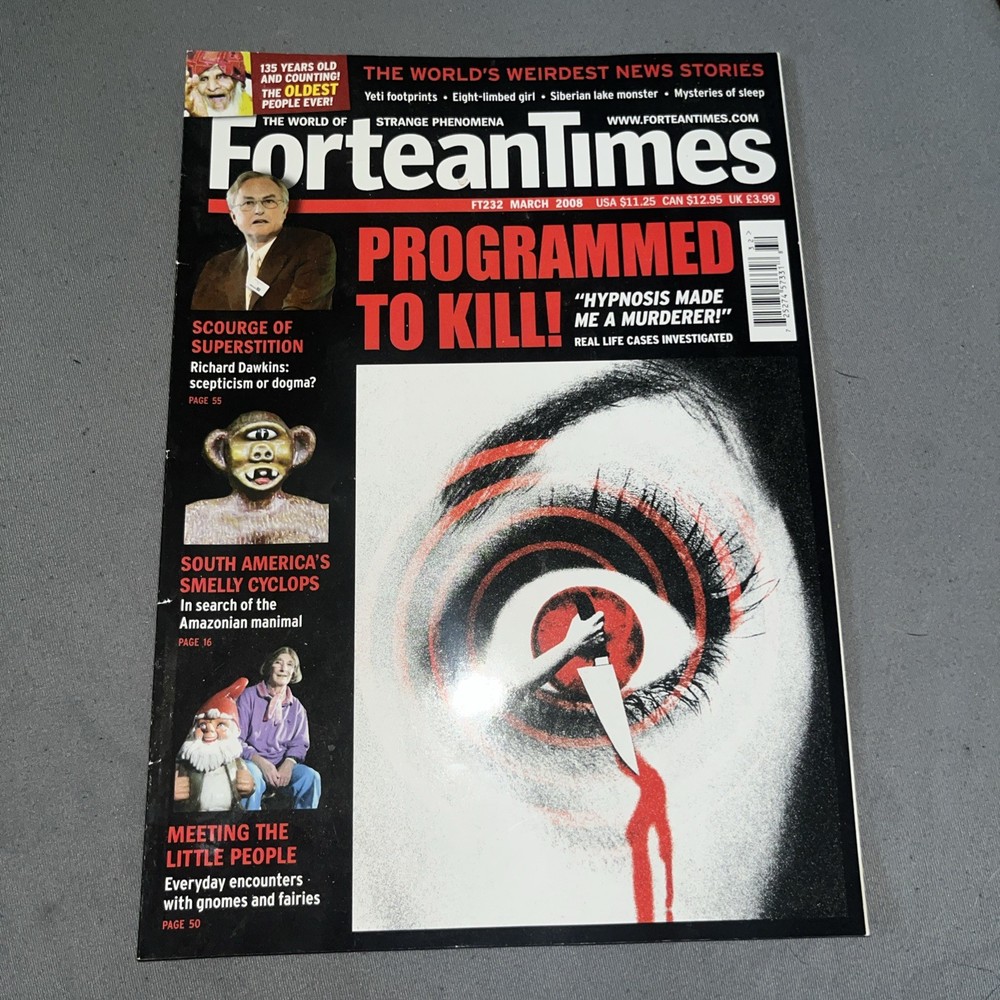 Fortean Times Magazine #232 March 2008 FREE SHIPPING ForteanTimes