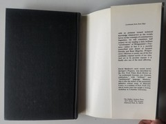 WITTGENSTEIN’S MISTRESS By David Markson, 1st edition Hardcover HC
