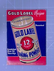 Vintage Gold Label Baking Powder Baking Recipe Book – 16 Pages – B2