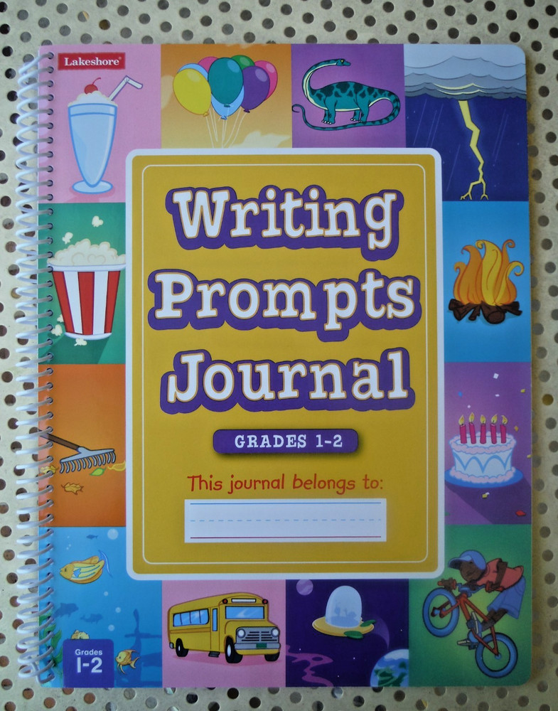 Writing Prompts Journal for 1st & 2nd Grades 60 Pages Spiral Bound *New*