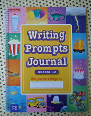 Writing Prompts Journal for 1st & 2nd Grades 60 Pages Spiral Bound *New*
