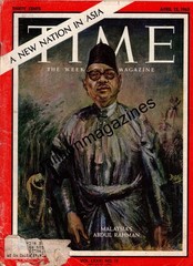 1963 Time April 12 – Abdul Rahman of Malaysia