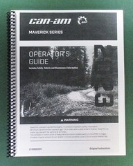 2023 Can-Am Maverick X rs Turbo RR Owner’s Manual: 248 Pages & Protective Covers
